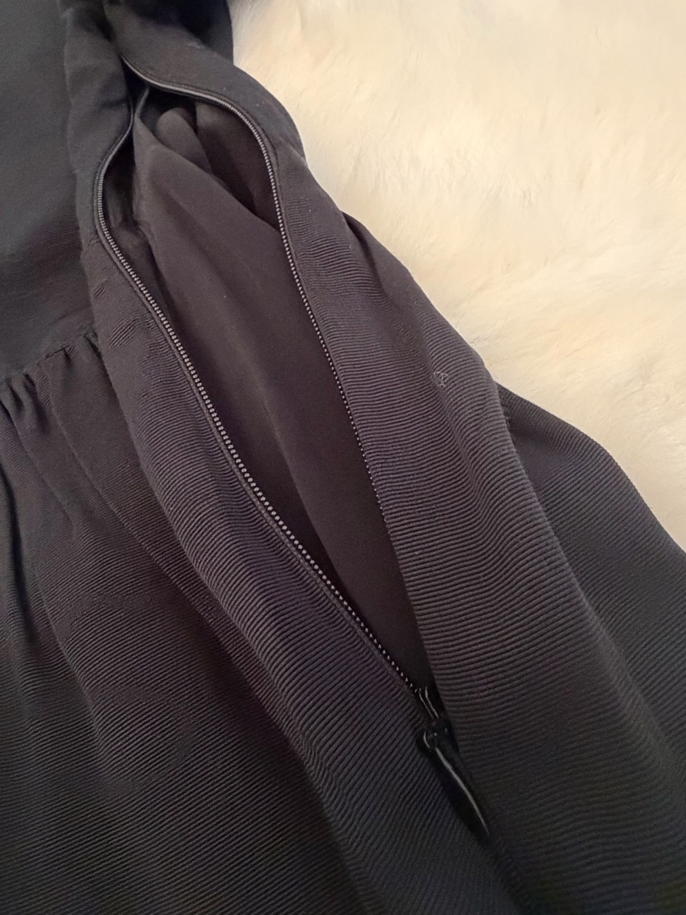 NWT J. Crew Black Taffeta Gemstone Button A Line Shirt Dress - Picture 15 of 16